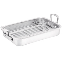 Scanpan Impact Induction Roasting Pan With Rack - 42cm x 26cm