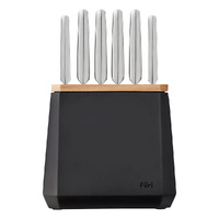 Furi Pro Stone 7pc Knife Block Set Midnight 7 Piece - 41510