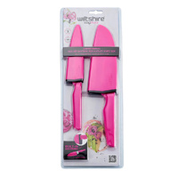 Wiltshire Staysharp Pink Duo Santoku & Utility Knife Set 2 Piece - 41478