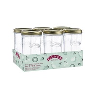 Kilner Wide Mouth Preserve 500ml - Set of 6