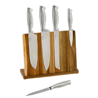 Stanley Rogers Magnetic 6 Piece Knife Block 6pc - 41522