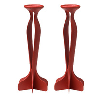 Hackit Kitchen Chopping Crusher Utensil - Red Set of 2
