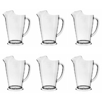 Crown Polycarb 1140ml Jug with Ice Lip - Set of 6