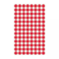 Moda Gingham Red Greaseproof Paper Pack of 200 - 310 × 190mm