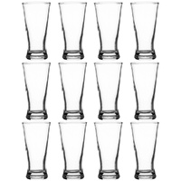 Crown Pilsner 200ml Beer Glasses - Set of 12