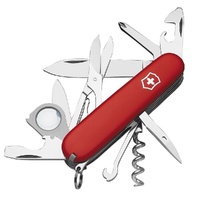 New Victorinox Explorer Red Swiss Army Pocket Knife - 16 Functions