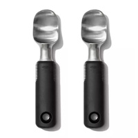OXO Stainless Steel Ice Cream Scoop Black - Set of 2
