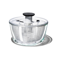 OXO Good Grips Glass Salad Spinner - Serving Bowl Lettuce Dryer
