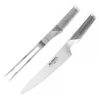 Global Carving Knife Set 2 Piece - 21cm Carving Knife , 31cm Carving Fork