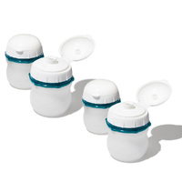 OXO Good Grips Prep & Go 4 Piece Silicone Squeeze Bottles