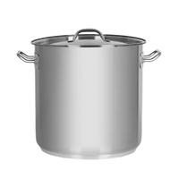 Chef Inox Elite Stockpot with Lid 280x270mm / 16.5L - Stainless Steel
