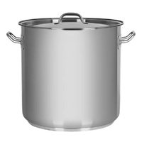 Chef Inox Elite Stockpot with Lid 360x360mm / 36.5L - Stainless Steel