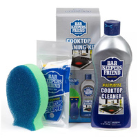 Bar Keepers Friend Cooktop Cleaning Kit - 3 Piece