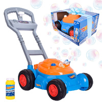 Hot Wheels Bubble N Go Mower with 4oz Bottle - Blue / Orange