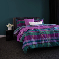 Bambury Ezra Quilt Cover Set - Queen