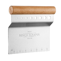 Mason Cash Innovative Kitchen 4-in-1 Bench Scraper - Stainless Steel