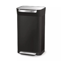 Joseph Joseph Titan Trash Compactor Bin 30L - Carbon Black 30146