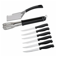 Wiltshire Bar-B Ultimate All-In-One Grilling Barbeque Cooking Tool Set - 8pc