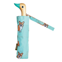 Original Duckhead Duck Umbrella Compact - Coucou Suzette Corgi Mint - 5 x 7 x 35cm