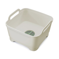 Joseph Joseph Wash & Drain Washing Up Bowl - Light Stone / Sage 851648