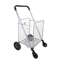 Handy Trolley Basket Cart Medium 65L - Silver