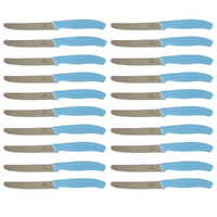 Victorinox Steak and Tomato Knife 11cm Wavy Edge - Set of 20 - Skyline Blue