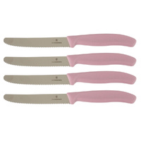 Victorinox Steak & Tomato 11cm Knife Pistol Grip Set x 4 Knives - Violette Serenity
