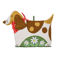 Ulster Weavers Daisy Dog Shaped Tea Cosy Brown - 29 x 33 x 3cm