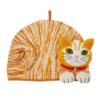 Ulster Weavers Ginger Cat Shaped Tea Cosy Orange - 27 x 35 x 3cm