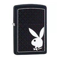 Zippo Windproof Lighter Playboy Black Matte
