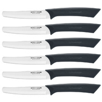 Scanpan Spectrum 6 Piece Steak Knife Set -  Black