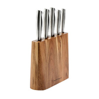 Stanley Rogers Slim Wedge 6 Piece Knife Block 6pc - 41521