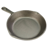 Trenton Cast Iron Skillet Frying Pan W/ Handle 26cm - Grill Pan Griddle