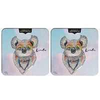 Banksia Red Koala Tin Lemon Mrytle Finger Biscuits 150g - 2 Pack