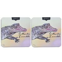 Banksia Red Saltwater Crocodile Tin Lemon Mrytle Finger Biscuits 150g - 2 Pack