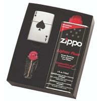 Zippo Lucy Ace Lighter & Fluid & Flints Gift Boxed