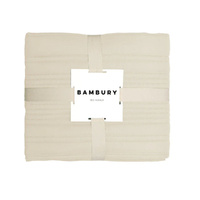 Bambury Flinders Embossed Bed Runner - Pebble