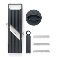 Global 64mm Mandoline Slicer - Vegetable Garnish Slicer Sharp