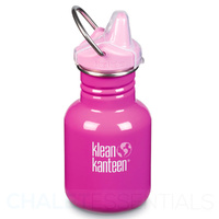KLEAN KANTEEN KID 355ML 12 OZ SIPPY BUBBLEGUM PINK BPA FREE WATER BOTTLE SAVE !