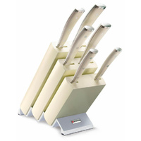 Wusthof Ikon Classic 7pc Knife Block Set Creme - Made in Germany