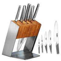 JAPANESE KATANA Global Katana 6 Pc Knife Block Set RRP $699 BRAND NEW