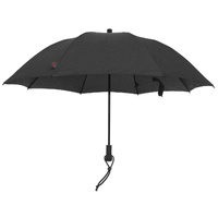 EUROSCHIRM SWING LITEFLEX LIGHTWEIGHT DURABLE TREKKING UMBRELLA - BLACK