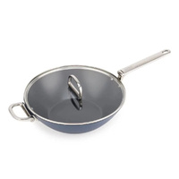 Joseph Joseph Space Non-Stick Induction 32cm Wok With Glass Lid