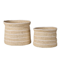 Amalfi Linear Baskets Set of 2 - Natural