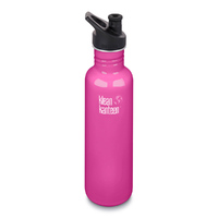 KLEAN KANTEEN 27oz 800ml WILD ORCHID PINK BPA FREE WATER BOTTLE