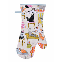 Ulster Weavers Gauntlet Oven Glove Cool Cats - 37 x 20cm