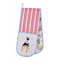 Ulster Weavers Double Oven Glove Cool Cats - 88 x 18cm