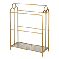 Society Home Kingsley Towel Rack - Antique Gold