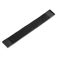 Trenton Bar Mat / Runner 610 x 83mm - Black Rubber