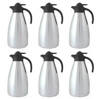 CaterChef Insulated Vacuum Jug 2L - Stainless Steel Satin Set of 6